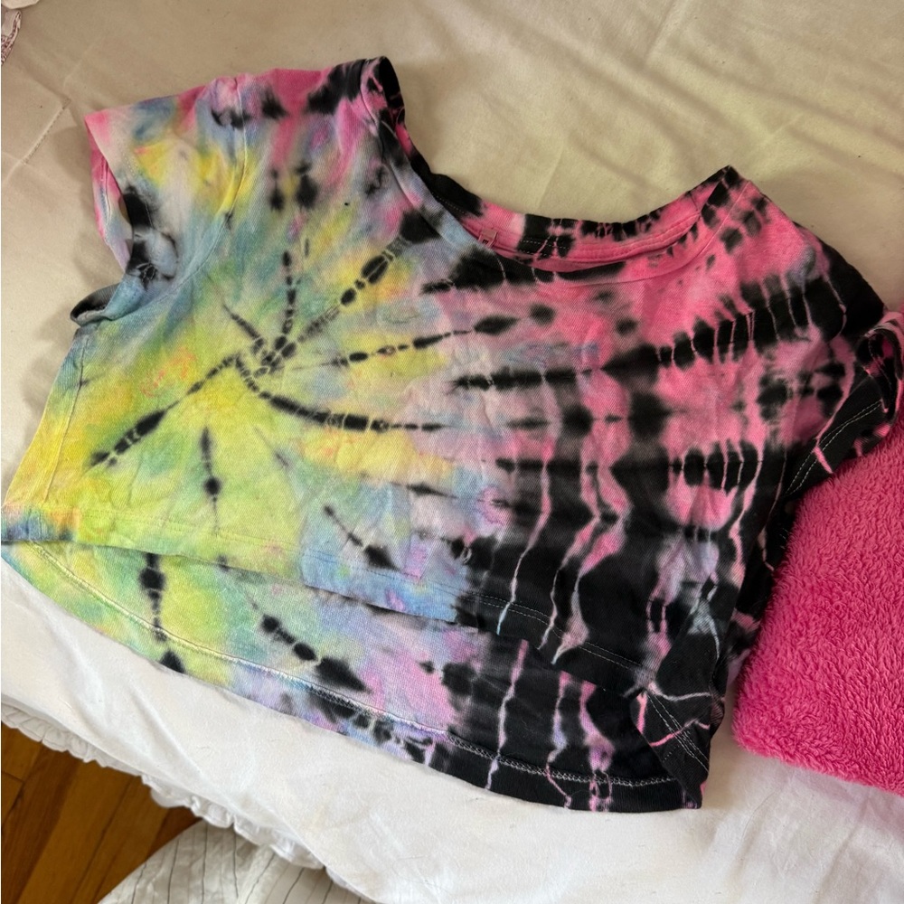 LF Tie-Dye Crop Top - Multicolor